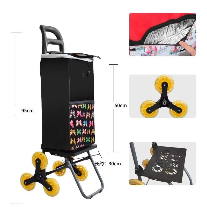 Number 16 Rolling Storage Carro La Compra De Courses Avec roulets стол колесница Roulant Тележка для покупок Carrello Cucina Кухонная Тележка - Цвет: Number 16