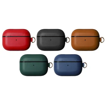 

Genuine Leather Protective Case Storage Bag for Apple AirPods Pro Bluetooth Earphone Accessories Charging Case Shockproof Cover