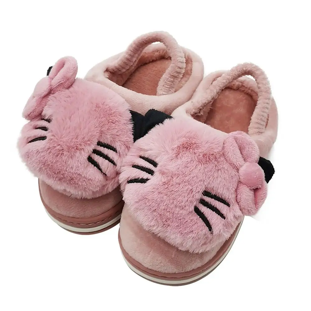 Детские тапочки для мальчиков и девочек; зимние теплые пушистые тапочки; мягкие пушистые тапочки; Детская плюшевая хлопковая обувь с животн... Детские тапочки для мальчиков и девочек; зимние теплые пушистые тапочки; мягкие пушистые тапочки; Детская плюшевая хлопковая обувь с животн...