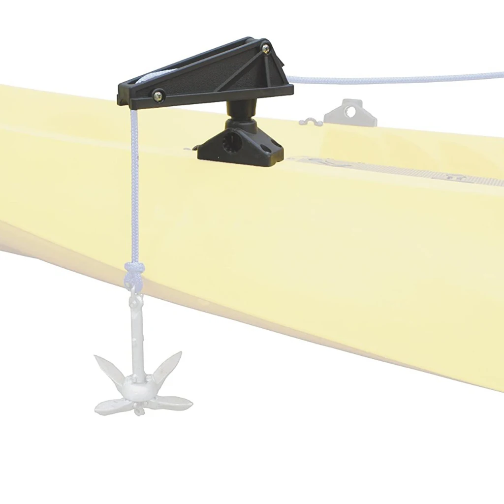 Boat Anchor Reel Lock Control System With Removable Mount 1/2' Rope