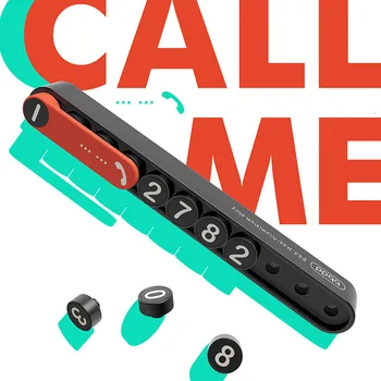 

Cool Car Temporary Parking Card Plate Car Sticker Mobile Phone Number Card Temporary Parking Stop Car Self-adhesive Digital Card