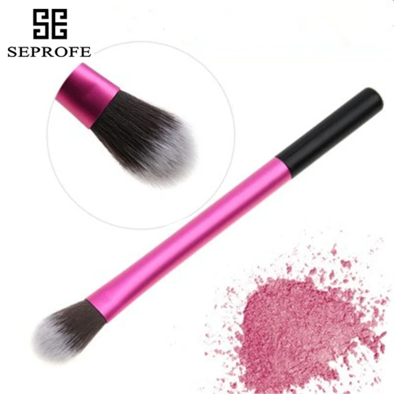 

1Pcs Small Eyeshadow Brush Single Pink Aluminum Tube Eye Makeup Brush Highlight Brightening Eye Makeup Brush Makeup Beauty Tools