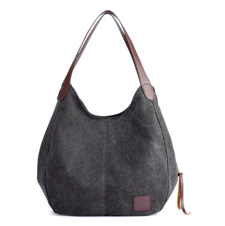 Большая вместительная женская сумка через плечо, женская сумка известных брендов, высокое качество, сумки-мессенджеры, женские сумки - Цвет: Черный