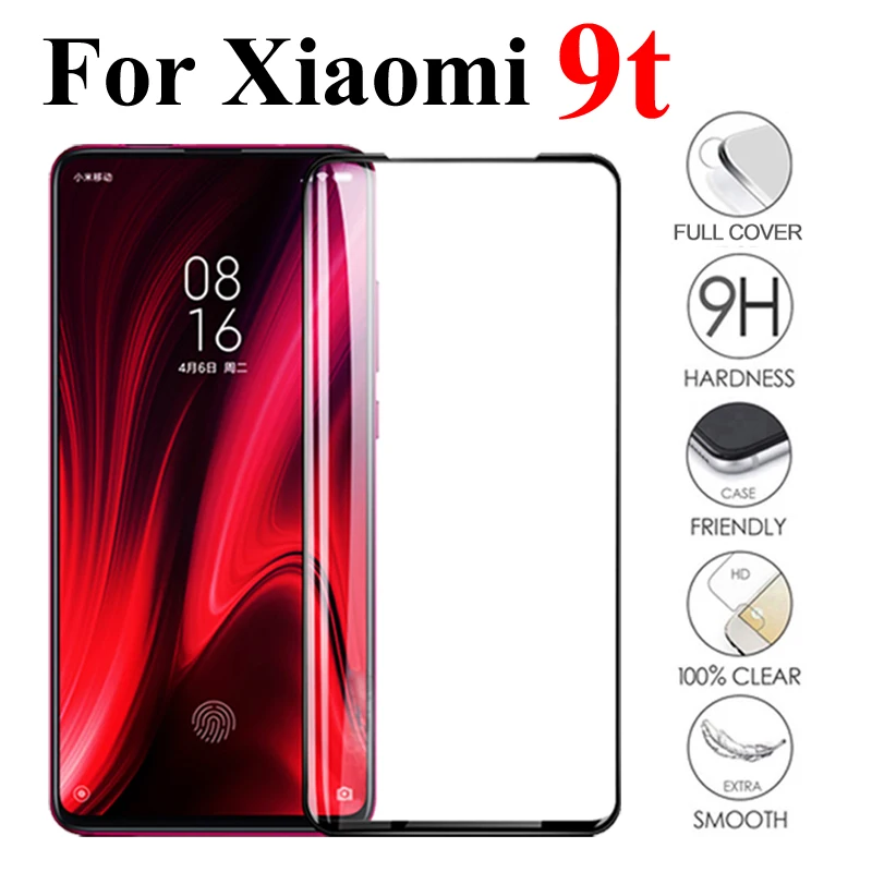 Защитное стекло на mi xiaomi 9 t pro redmi k20 закаленное ksio redme k 20 защита для экрана tremp cam verre