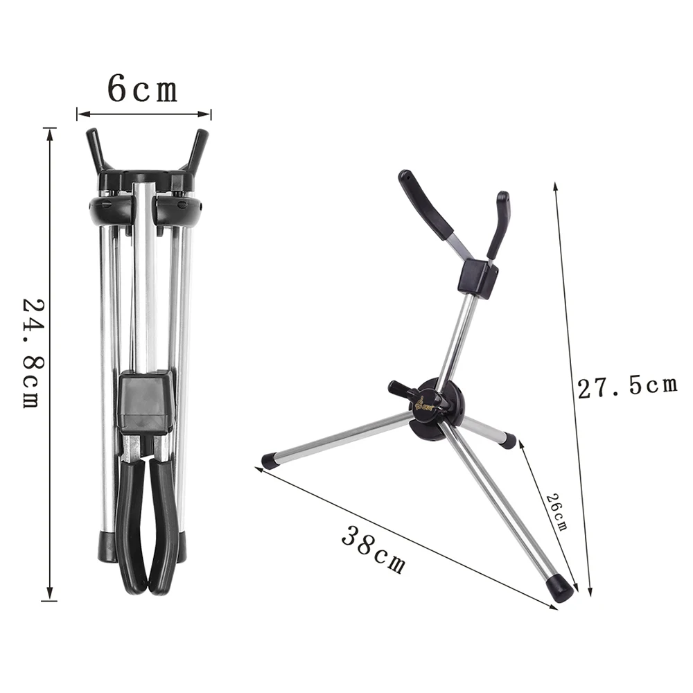 Складная тенор саксофонная стойка Alto Sax металлическая напольная подставка штатив держатель Деревянный Духовой инструмент Аксессуары