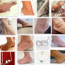 Europe And America Accessories Foot Ornaments Ankle Ring 16-Set Anklet AliExpress Hot Selling