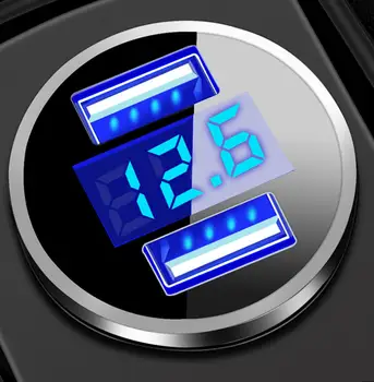 

Dual port USB 3.1A car charger LED display for Lexus ES250 RX350 330 ES240 GS460 CT200H CT DS LX LS IS ES RX GS GX-Series