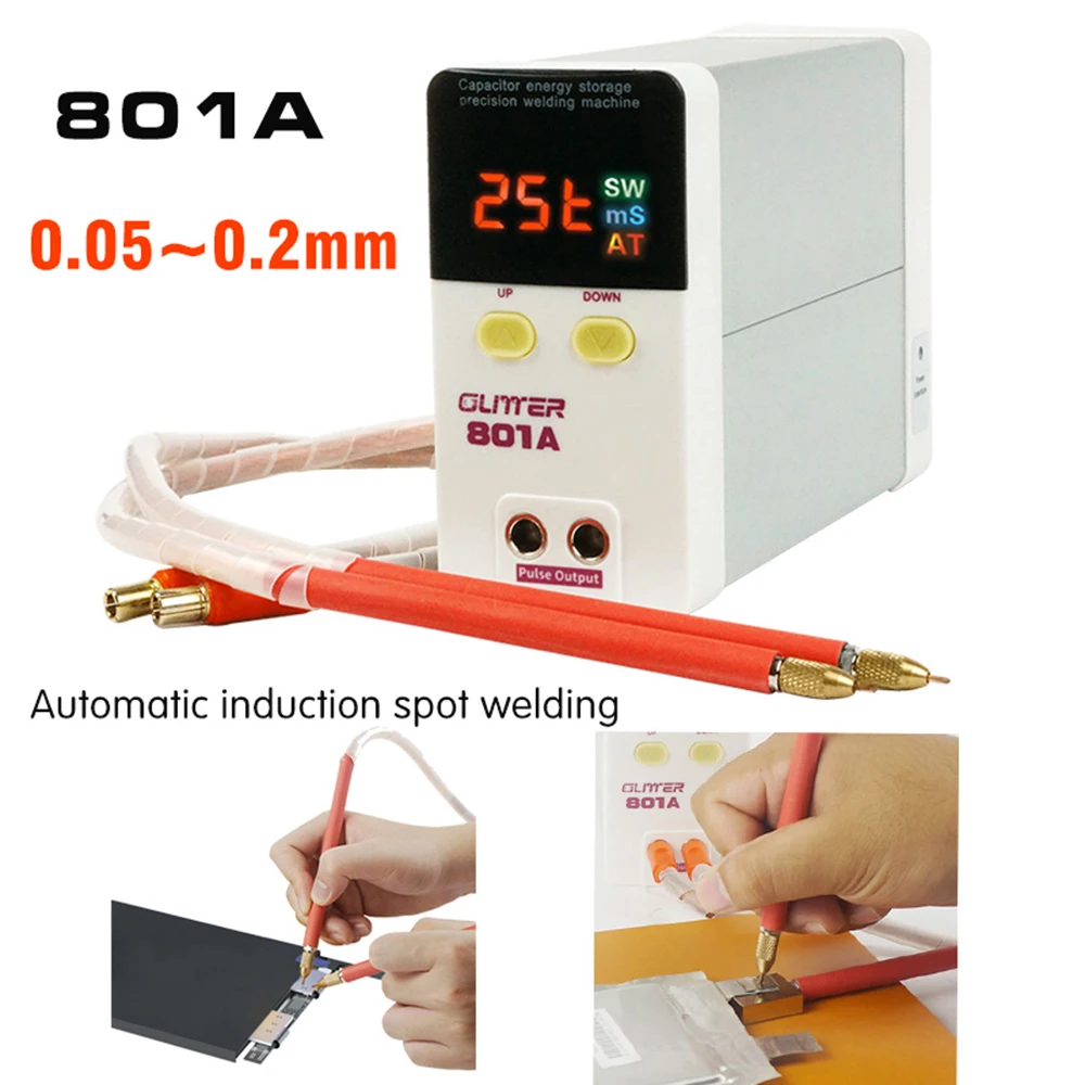 Portable 801A Energy Storage Battery Spot Welding Machine 100 240V