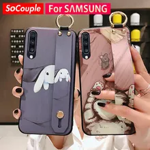 SoCouple держатель для телефона чехол для samsung Galaxy A70 A60 A50 A40 A30 A20 A10 S9 S8 S10 плюс S10e Note 8, 9, 10, плюс ремешок чехол
