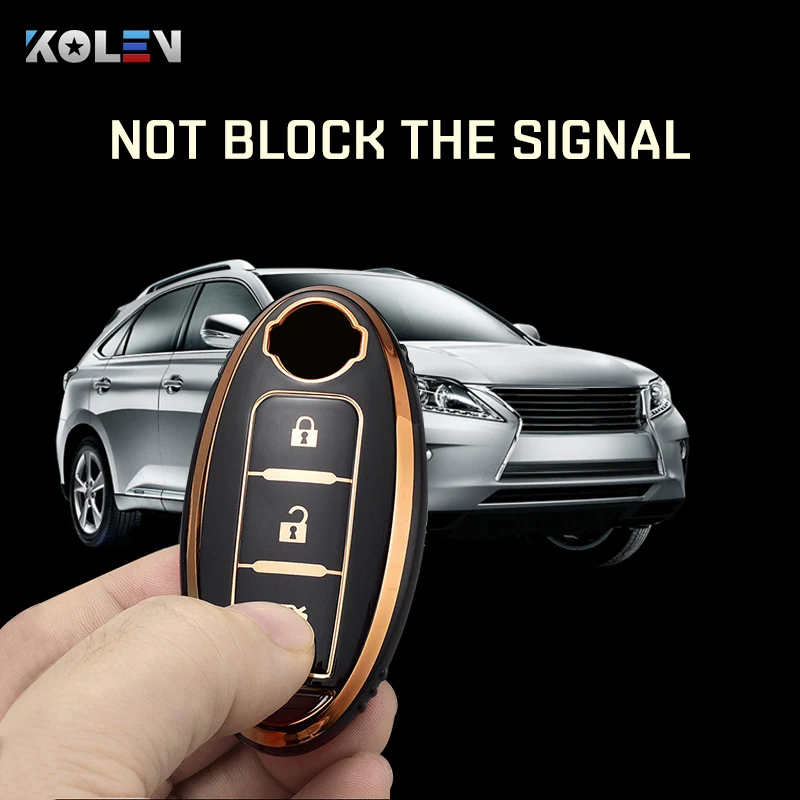 Key Case Cover TPU Car Remote Key Case Cover Shell For Nissan Qashqai X-Trail T31 T32 Juke J10 J11 Tiida Altima Pathfinder Kicks For Infiniti