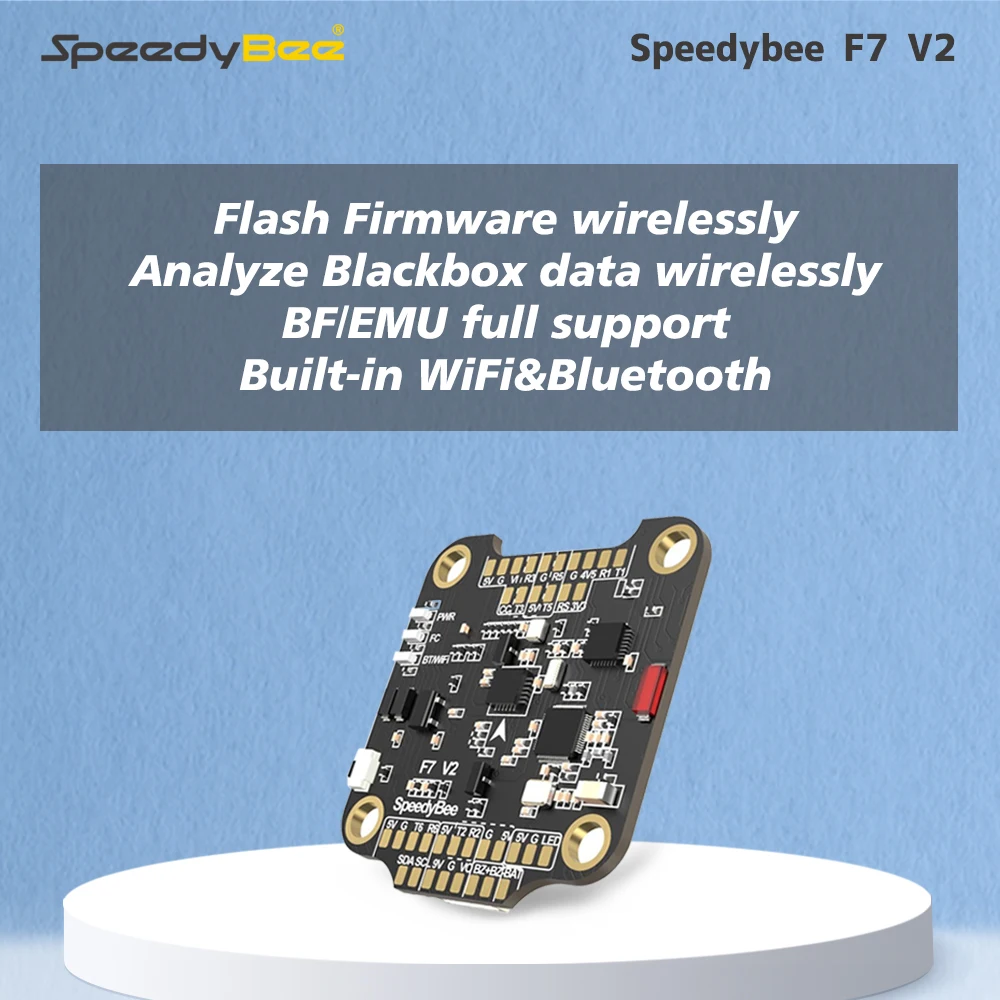2021 New Speedybee Stack wireless firmware flasher and blackbox analyzer F7 V2 Flight Control 45A ESC 1