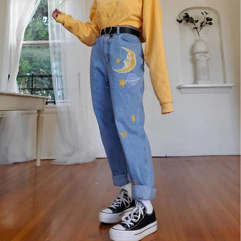 Loose Women Jeans Indie Aesthetic Jeans 
