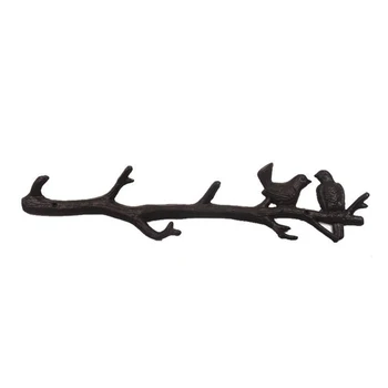 

Vintage Home Coat Hook Easy Install Branch Hanger Hanging Organizer Solid Cast Iron Wall Mounted Decorative Rust Resistant