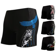 Тигра и леопардовой расцветкой Для мужчин плавки-шорты для купания Для Мужчин's Плавание ming Мужские Шорты для купания Плавание костюм мужской Пляжный плавательный для серфинга костюм Для мужчин s трусы одежда черного цвета