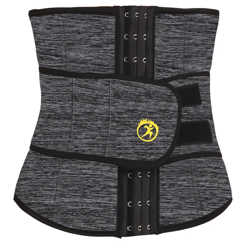 LANFEI Мужские Термо-неопреновые Шейперы для тела, поясные ремни для тренировки, корсет для похудения, поддержка талии, пот, нижнее белье, ремень, моделирующий формирователь - Цвет: Grey