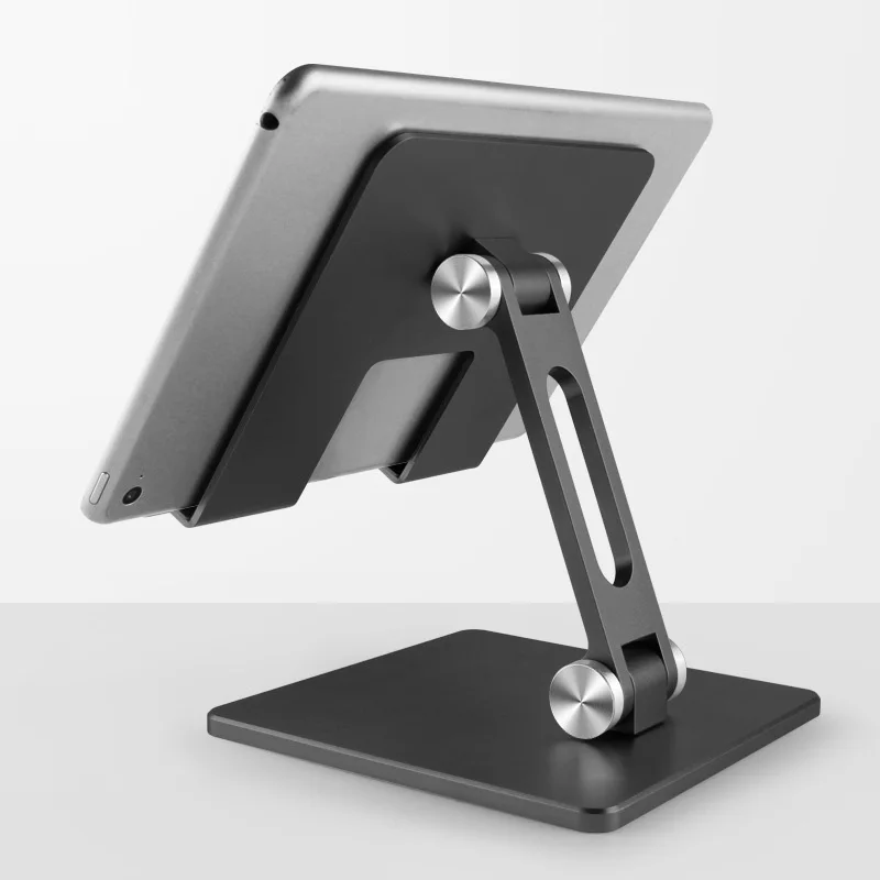 Suporte de Mesa Berço para Ipad Suporte do Telefone Grande Tablet Ajustável Suporte Dobrável Doca Pro 12 11 ar Mini Móvel - Imagem 5