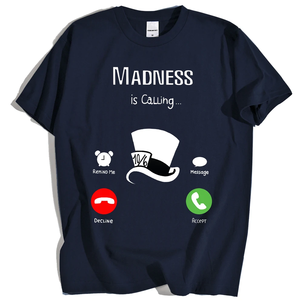 Мужские футболки с принтом в стиле хип-хоп Madness is call дышащие Модные Качественные