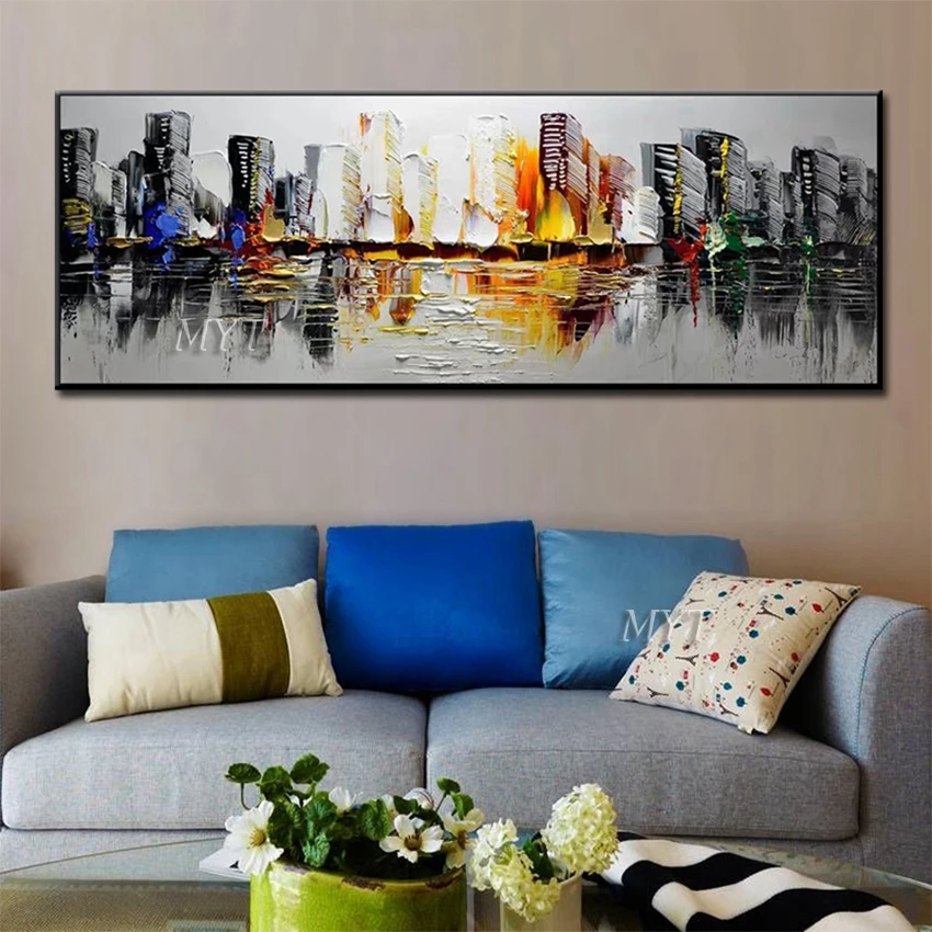 Framed Wall Art Rich colors abstract decorative painting 002 