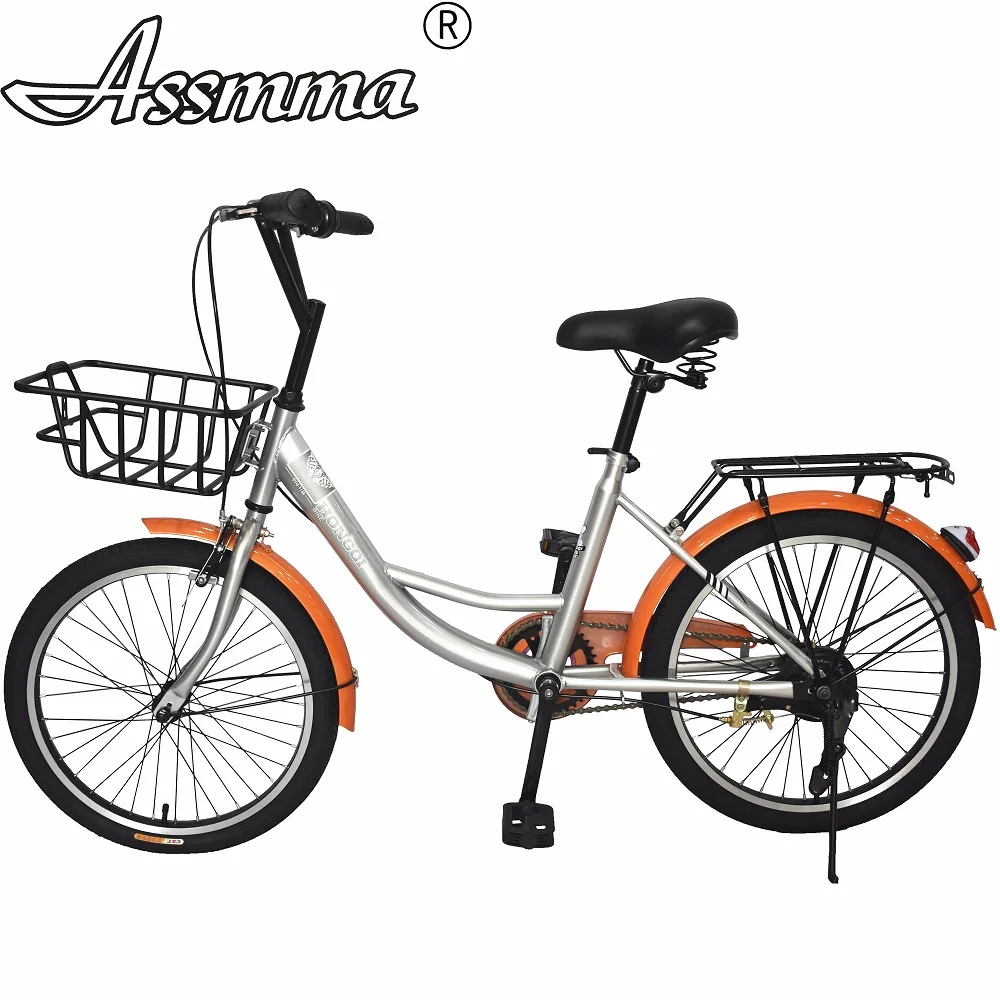 Мисс балет велосипед свет цвет удовольствие 20 дюймов алюминиевое колесо из высокоуглеродистой стали рама может кататься более 12 лет - Цвет: Оранжевый