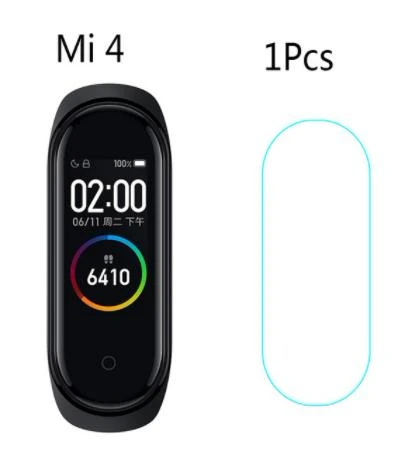 37D для mi Band 4 1 шт 2 шт 5 шт Мягкая умная Защитная пленка для часов пленка Hd Анти-Царапины Защитная пленка крышка для Xiaomi mi band4 - Цвет: 1PC Mi Band 4