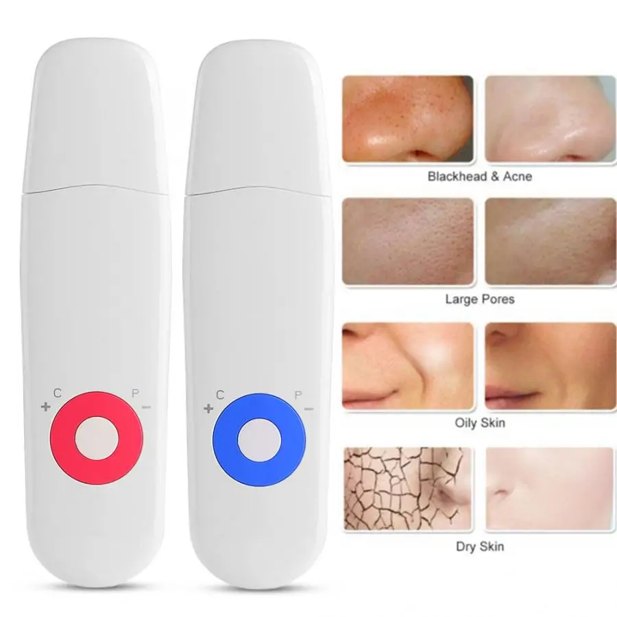 Face Care Rechargeable Ultrasonic Face Skin Scrubber Exfoliating Pore Cleaner Instrument Face Skin Care Tools