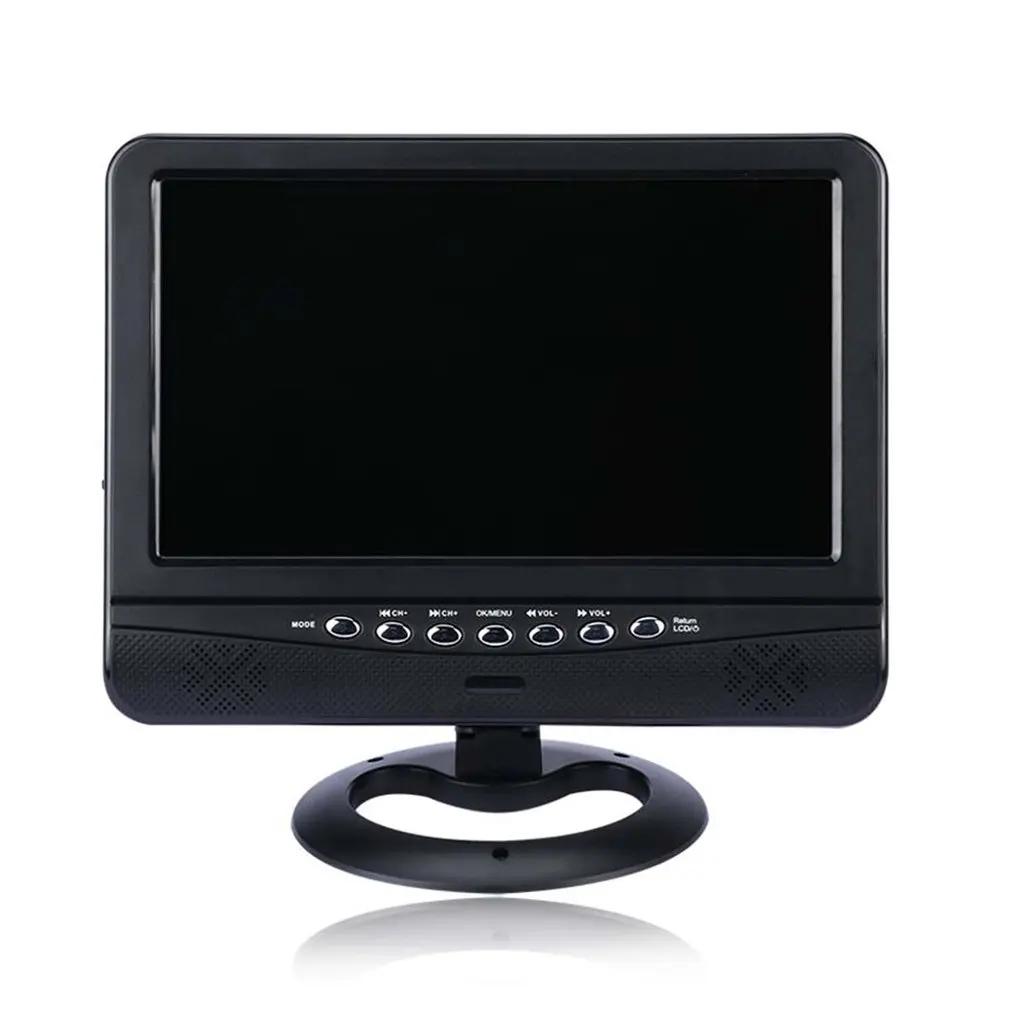 Мини-Телевизор 9,5 дюймов TFT lcd цветной Аналоговый Телевизор с широкоугольной поддержкой функции FM и TXT Reader Функция Черный Модель: 901