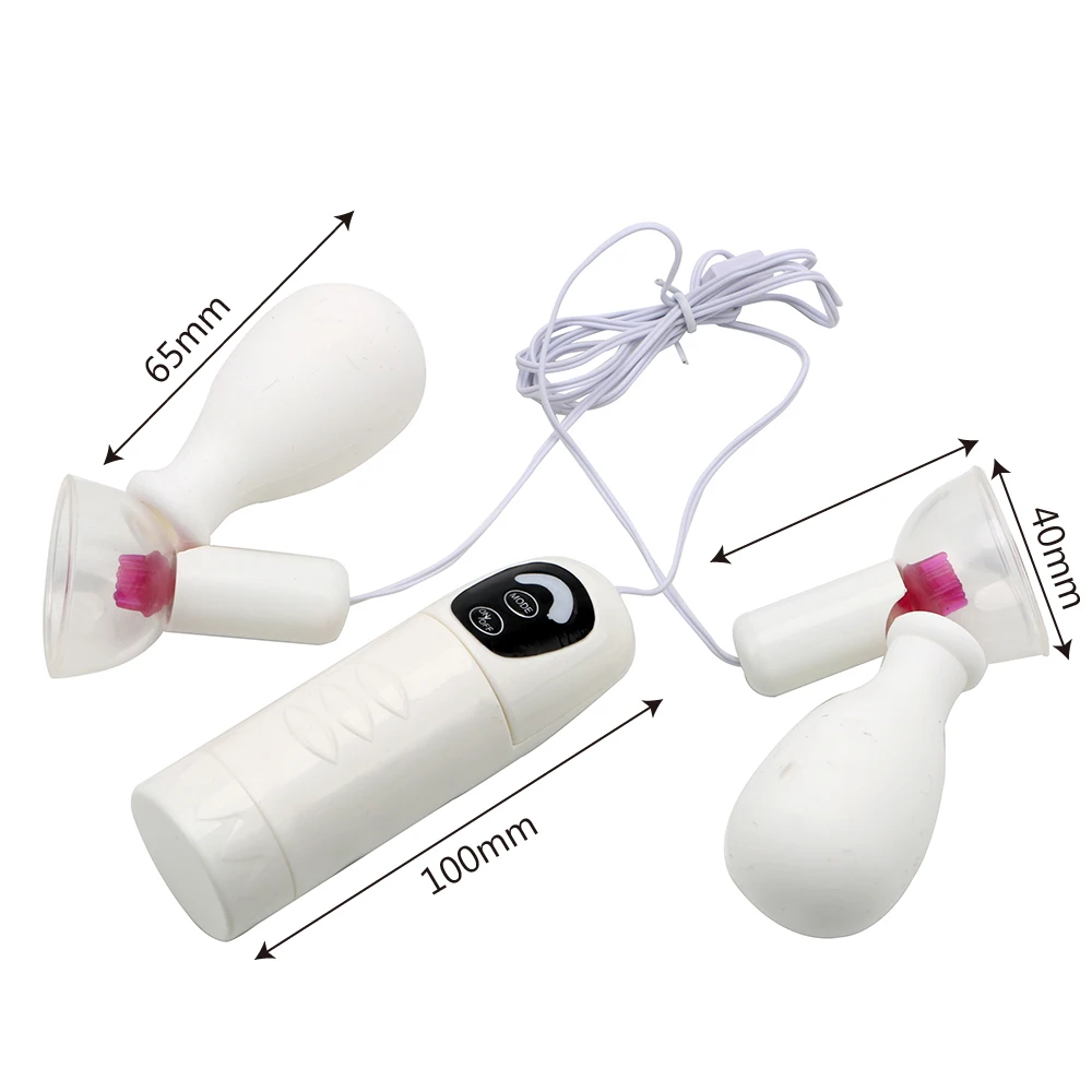 Tanie Sutek Sucker Brush Pump obrotowe wibratory dla kobiet powiększenie piersi łechtaczka ssanie sklep