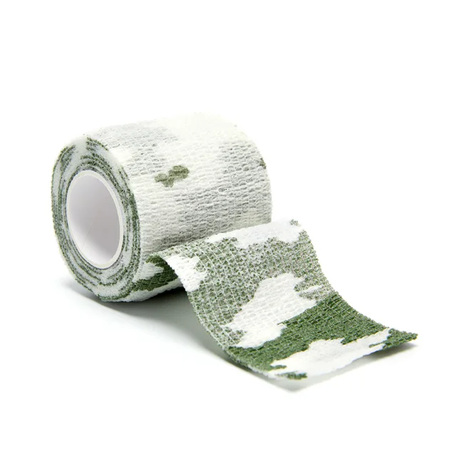 4.5m Camouflage Elastic Bandage Hunt Disguise Elastoplast Wrap Tape Self Adhesive Sports Protector Ankle Knee Finger Arm Bandage K