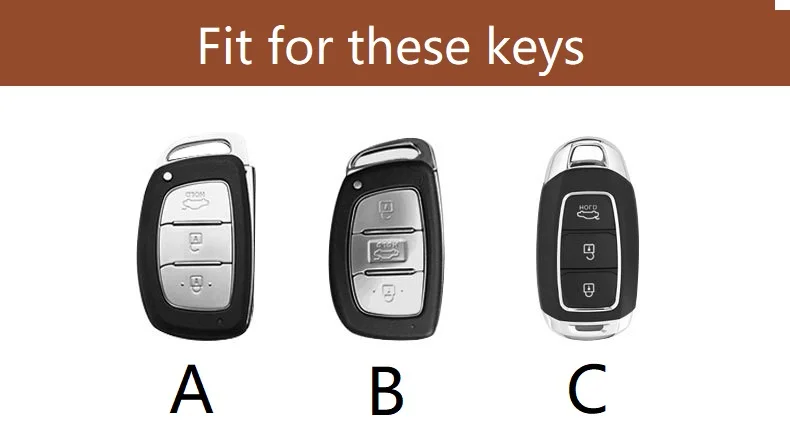 Чехол для автомобильного ключа из натуральной кожи чехол Hyundai i30 Ix35 KONA Encino Solaris Azera