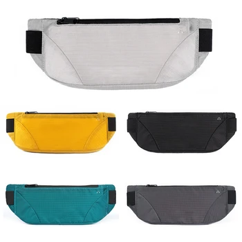 

Unisex Waterproof Waist Bags Travel Sport Fanny Pack Phone Waist Pack Chest Bag Women Men Black Casual Elastic Belt Waist Bags