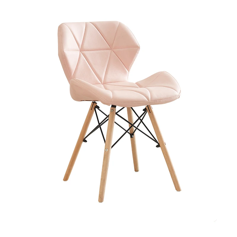 

Chair Creative Computer Chair Modern Minimalist Study Home Makeup Stool Back Nordic Ims Dining Chair Soft Bag Seat