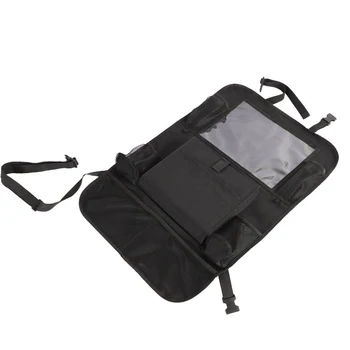 

Kick Bottle Car Mats Auto Multi Pocket Protector Storage Bag Backseat Organizer Practical Washable Universal Tablet Holder