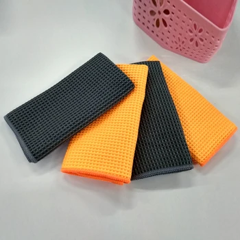

40X40cm Microfiber Cleaning Cloth Car Wax Polishing Detailing Towel Cleaning Wash Traceless Duster Cloth Kitchen Cleaner