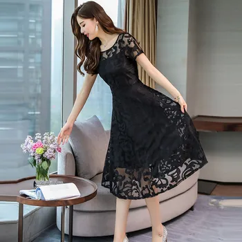 

Ruffles Sleeveless Short Sundress Sexy Transparent Mesh Fashion Lady Short Sleeve Party Dress Elegant Summer Dresses Casualg3