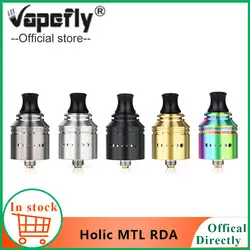 Бесплатный подарок Электронная Сигарета RDA Vapefly Holic MTL RDA электронная сигарета одной катушки здания 22,2 мм топ заполнения Vape распылитель