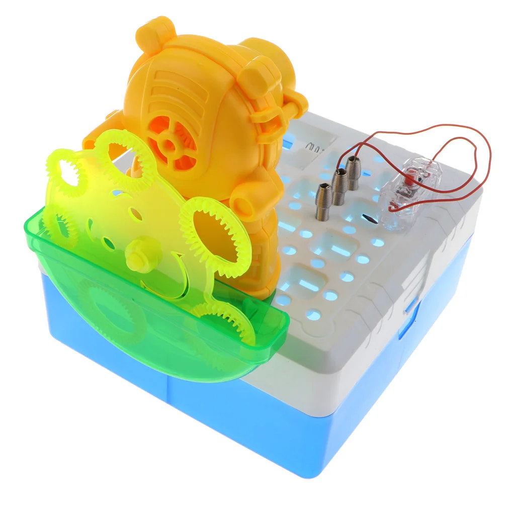 DIY  Assembled Electric Circuit Science Kit Kids Student Physical Educational Toy