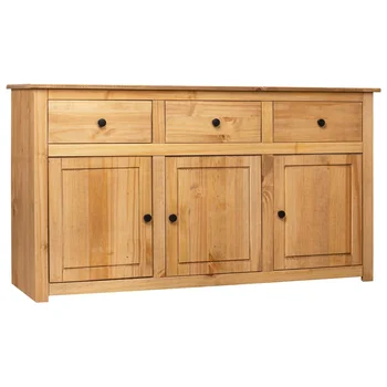 

vidaXL Sideboard 135x40x80 cm Solid Pinewood Panama Range