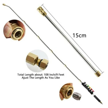 

Nozzle tips Extension Wand O-ring Connector Attachment Part Tool 4000 PSI