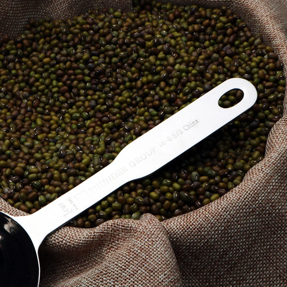 27.6*9cm Scoop Polish Grain Shovel Rice Flour Spoon Flatware Coffee Bean Serving Stainless Steel Thickened Kitchen Tool Large