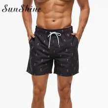 Эластичные мужские шорты, купальники размера плюс, пляжная одежда, плавки с принтом, пляжные узкие укороченные штаны, Мужская одежда, спортивные штаны, Mujer