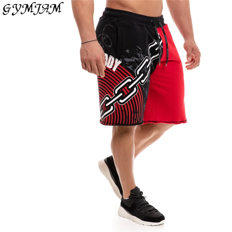 Летние мужские шорты, повседневные шорты, штаны для фитнеса, упражнений, пляжные шорты, мужские дышащие хлопковые спортивные шорты