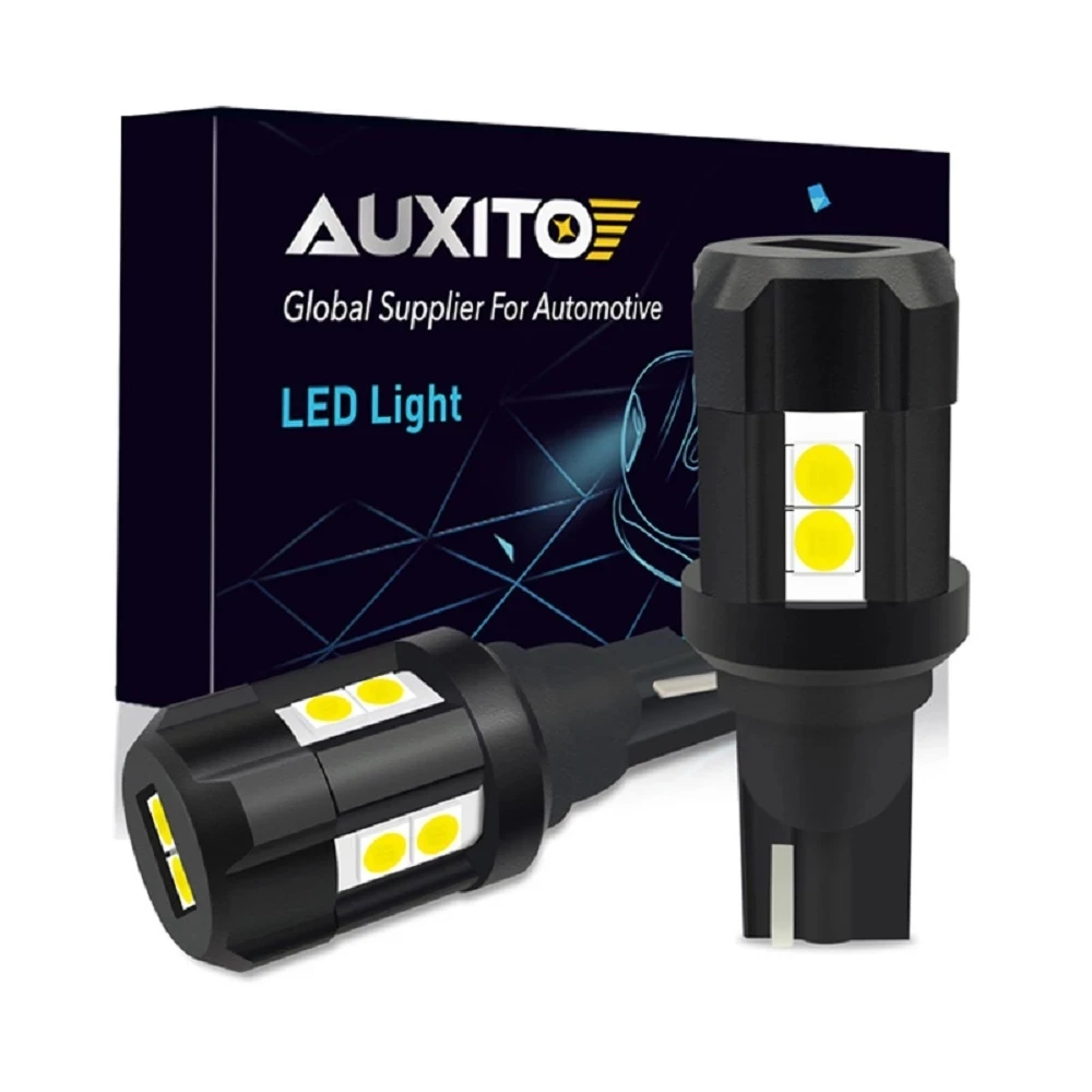 AUXITO 2 шт. T15 W16W светодиодный ная лампа Canbus WY16W 912 921 Автомобильная сигнальная авто