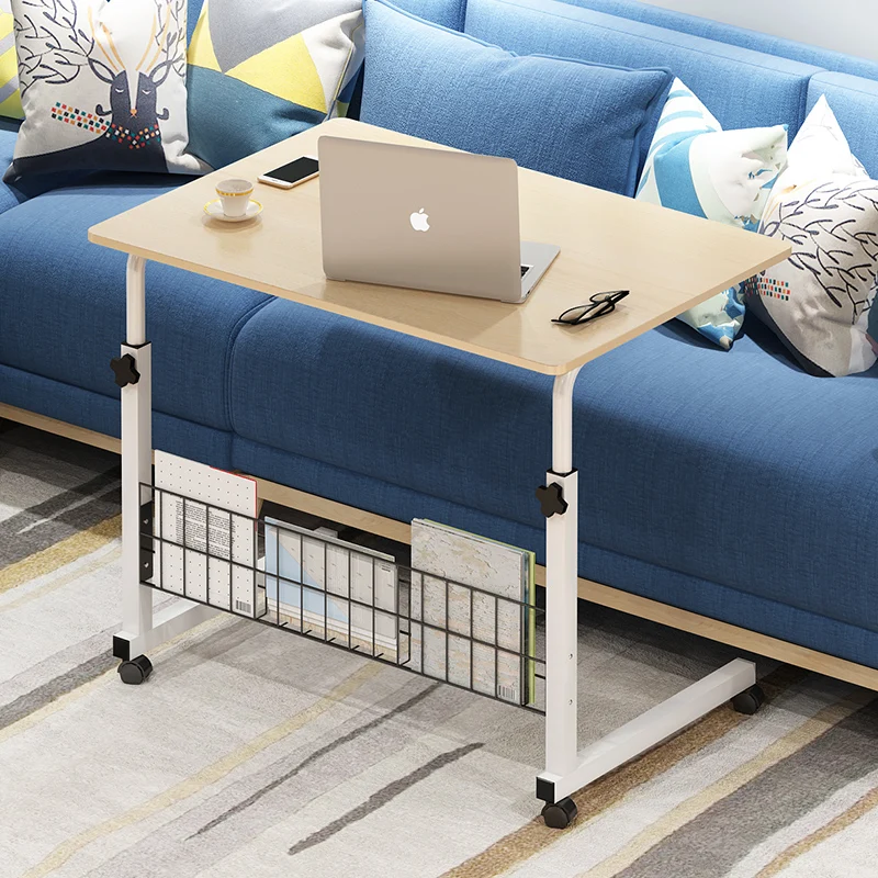 

Household Bedside Table Table Table Simple Desk Dormitory Simple Bed Bedroom Small Table Can Be Moved Up and Down