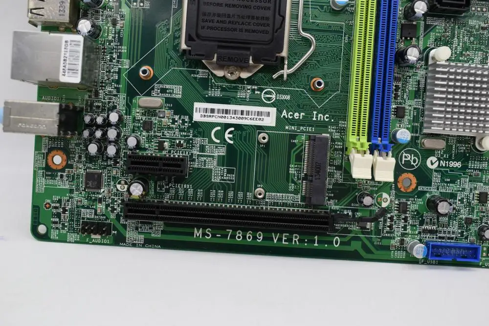 Для ACER Getway SX2885 настольная материнская плата MS-7869 DBSRRCN001 LGA1150 материнская плата с SATA3 USB3 MINI PCI-E