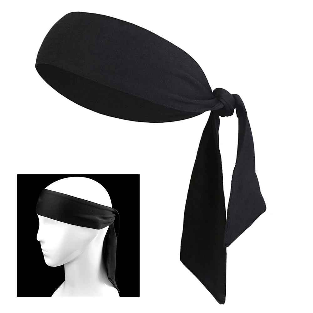 Absorbent Sports Headband Moisture Wicking Sweatband Hair Band for Running Tennis Volleyball Riding Fitness