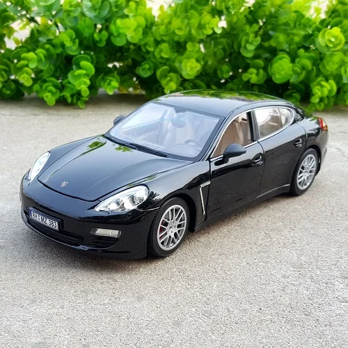 1:18 моделирование сплава спортивный автомобиль модель для Porsche Panamera с рулевым
