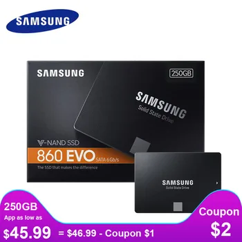 

SAMSUNG SSD 860 EVO 1TB 500GB 250GB Internal Solid State Disk SATA3 HDD Hard Drive SATA3 2.5 inch Laptop Desktop TLC PC Disk