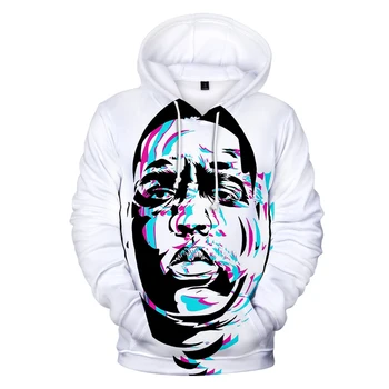 

Simple Style Grappig Gedrukt Notorious Big Hoodies Mens Biggie sweatshirt Hip hop Rock Biggie Hoodie Zachte Notorious B. College