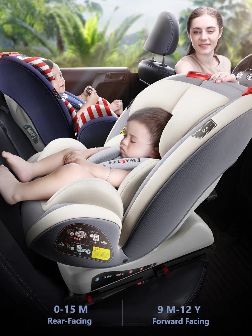 Автомобильное Универсальное Детское сиденье для безопасности Isofix и защелка