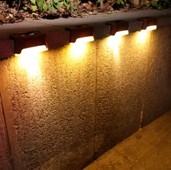 Lampe solaire à LED, éclairage d'extérieur, luminaire de paysage, idéal pour un plancher, des escaliers ou des marches 